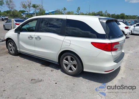 2018 Honda Odyssey Ex-L from USA, damaged, VIN 5FNRL6H76JB111027